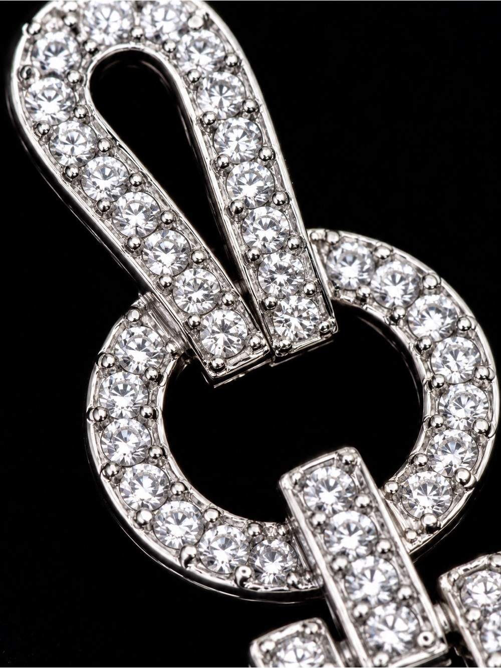 Elegant Luxury Silver tone finish long drop earring - Picture 4 of 10